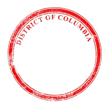 Washington Dc mürekkep damgası