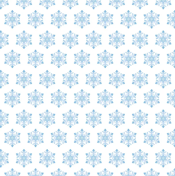 Schneeflocke Muster Hintergrund — Stockvektor