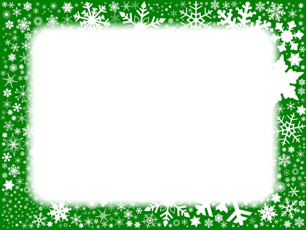 Xmas Green Background — Stock Vector