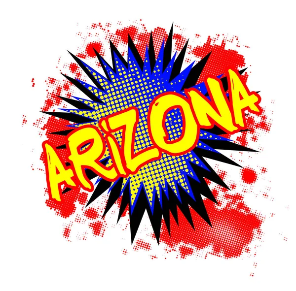 Arizona komiks wykrzyknik — Wektor stockowy