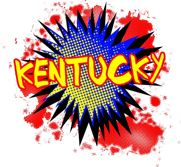 Kentucky komiska utropstecken — Stock vektor