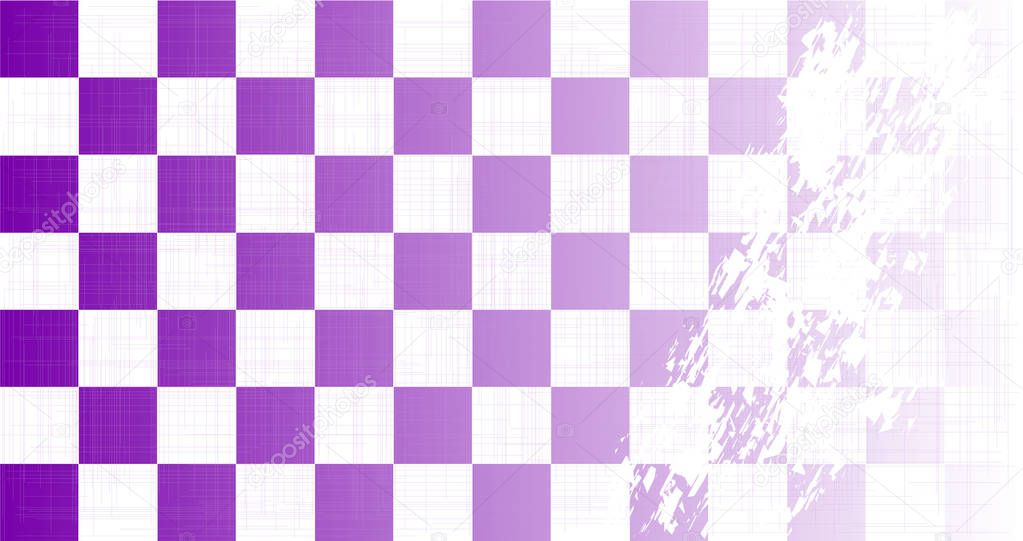 Chequered Purple Grunge