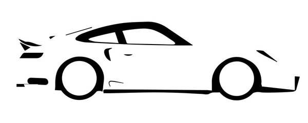 Fast Car Outline
