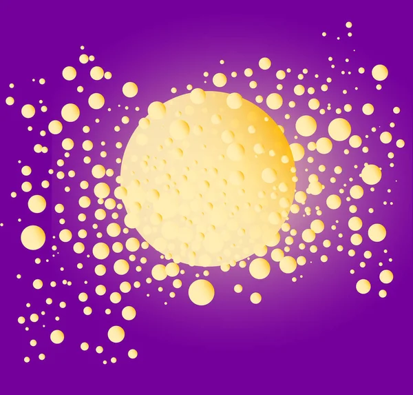 Champagne Bubble Background — Stock Vector