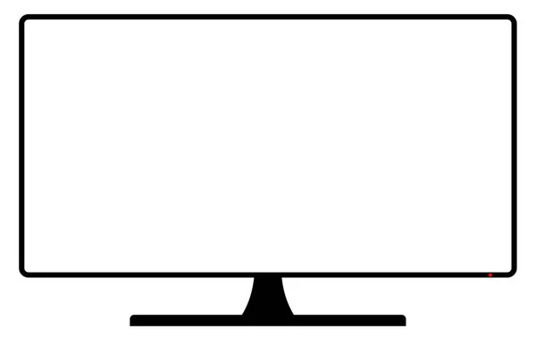 Monitor del computer Copia spazio — Vettoriale Stock