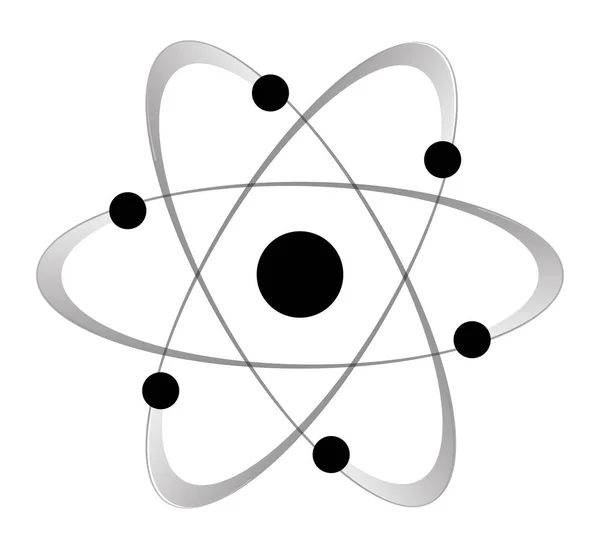 Estructura de masa atómica 6 — Archivo Imágenes Vectoriales