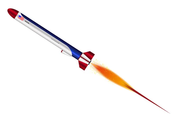 Крылатая ракета — стоковый вектор
