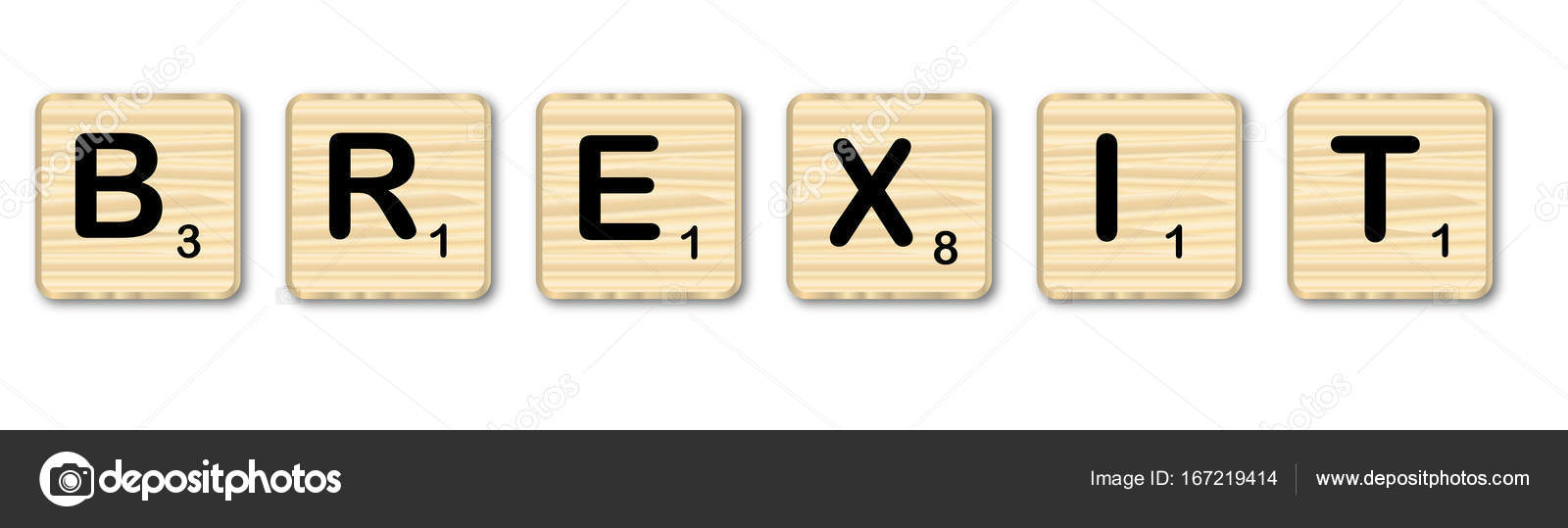 ScrabbleWort zum Brexit — Stockvektor © BigAlBaloo 167219414