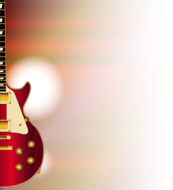 Gitar arka plan kopya alanı