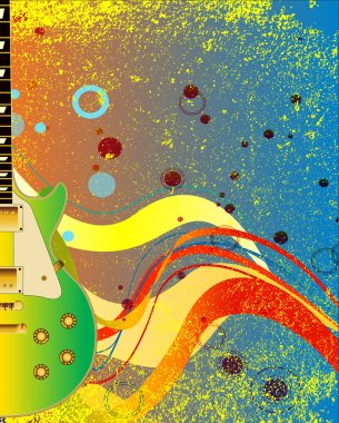 Caz renk katı elektrik