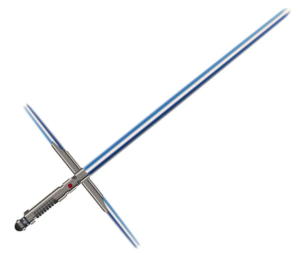 Espada de Luz Azul Arma Futura — Vector de stock