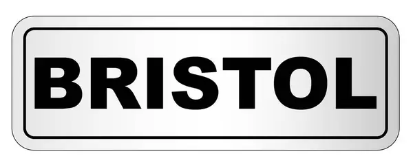 Наименование города Бристоль — стоковый вектор