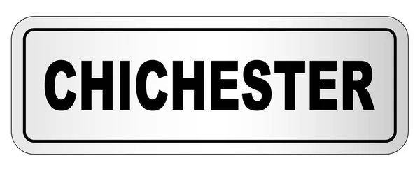 Chichester şehir tabela — Stok Vektör