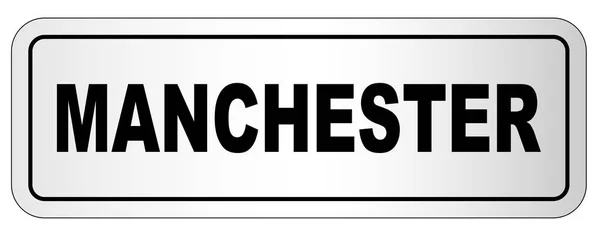 Tabliczce znamionowej Manchester City — Wektor stockowy