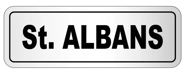 St Albans City tabela — Stok Vektör