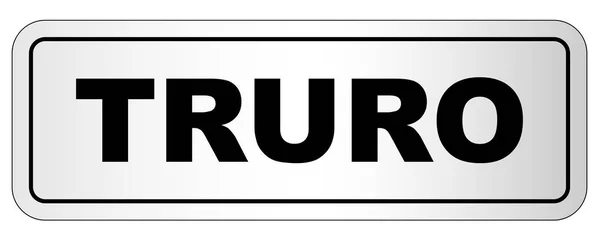 Truro City Nameplate — Stock Vector