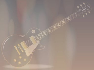 Blues gitar arka plan soluk