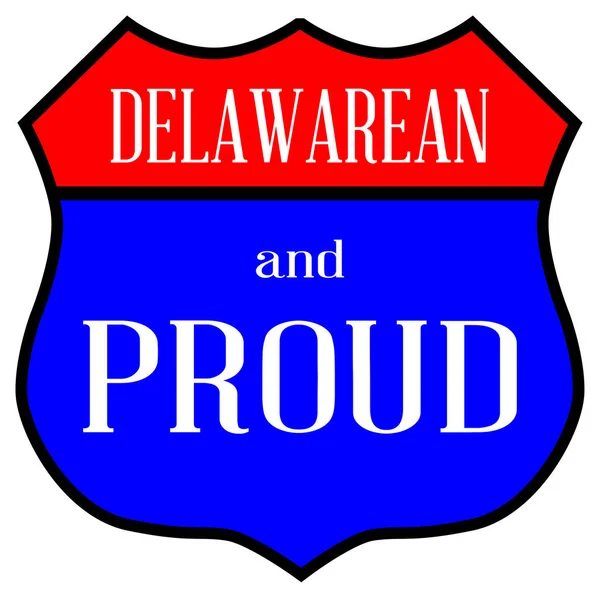 Delawarean ve gurur — Stok Vektör