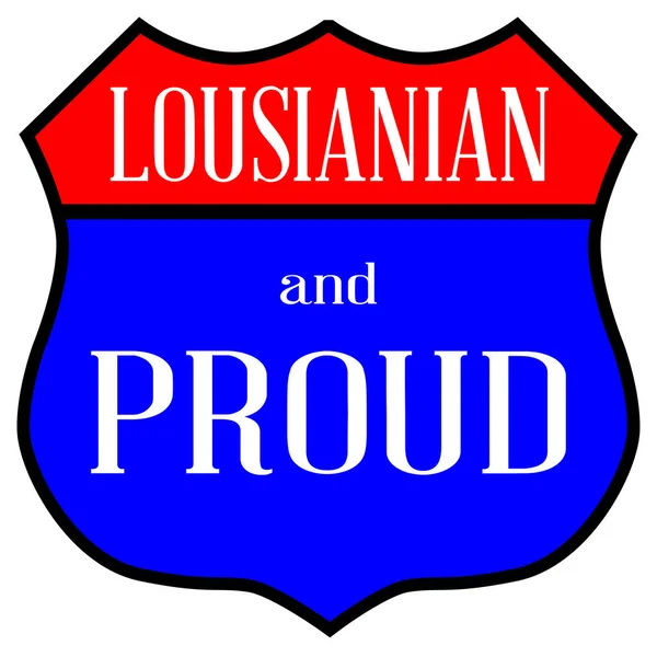 Lousianian και περήφανος — Διανυσματικό Αρχείο