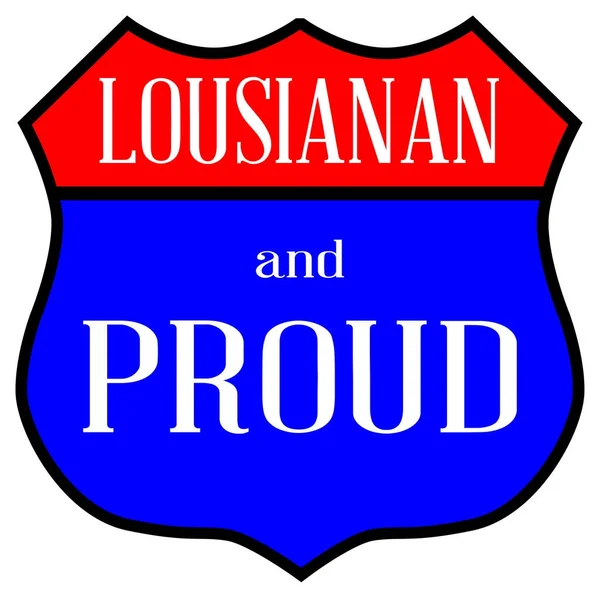 Lousianan και περήφανος — Διανυσματικό Αρχείο