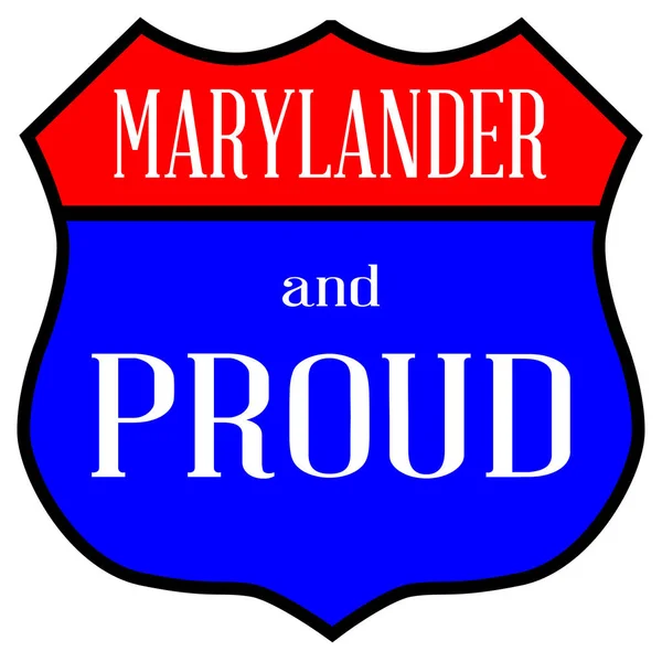 Marylander y orgulloso — Vector de stock