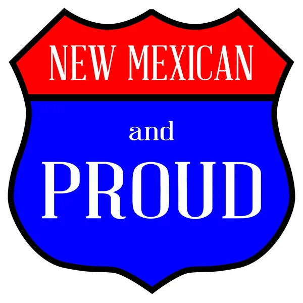 Yeni Meksika ve gurur — Stok Vektör