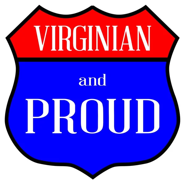 Virginian ve gurur — Stok Vektör