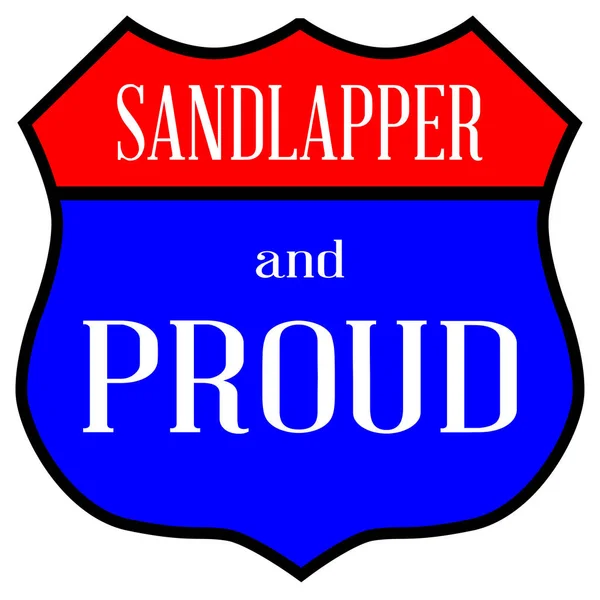 Sandlapper と誇り — ストックベクタ