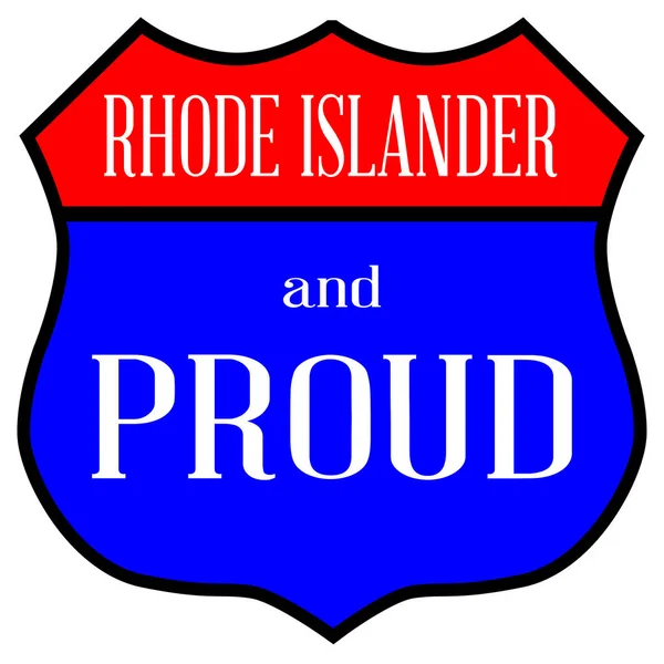 Rhode Islander i dumny — Wektor stockowy