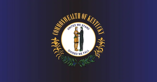Bandiera dello stato del Kentucky — Vettoriale Stock
