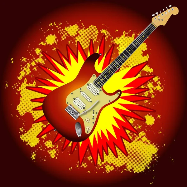 Çizgi film gitar patlama