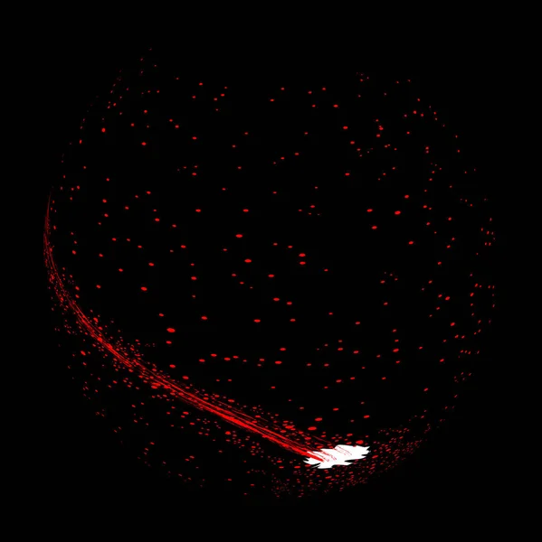 Stries rouges — Image vectorielle
