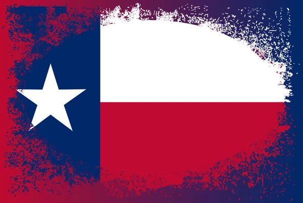 Texas State Oval Grunge — Stock vektor