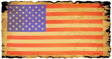 Eski Parşömen Usa Bayrağı