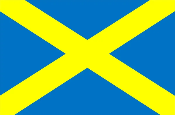 İngiliz Bayrağı Saint Albans — Stok Vektör