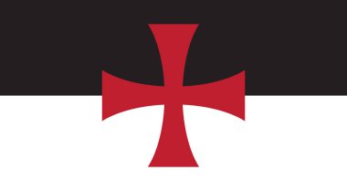 Standard Of The Knights Templar clipart