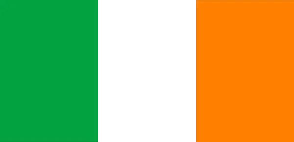 Bandeira nacional de Cou=Ireland Eire — Vetor de Stock