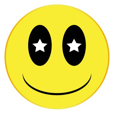 Yıldız Gözlü Gülen Yüz Düğmesi İzole Edildi