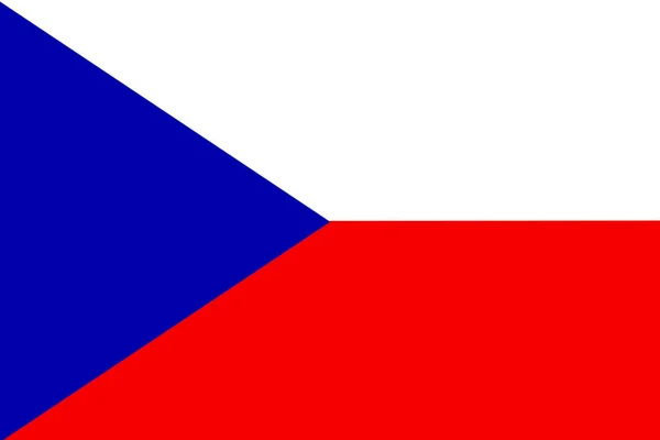 National Flag of Czechia — 스톡 벡터