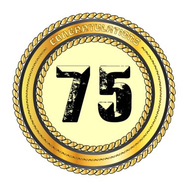 Yetmiş beş Altın Tebrikler Sınırı