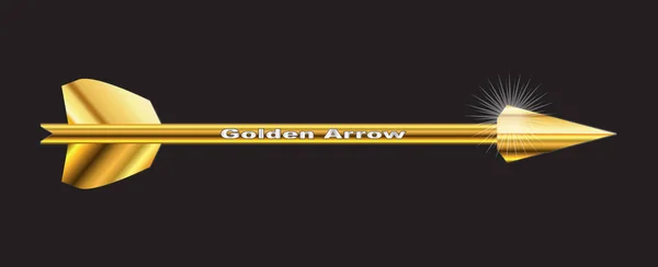 Zlatá šipka cena Robina Hooda — Stockový vektor