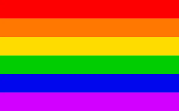 Arco-íris gay Transgender Rainbow Flag — Vetor de Stock