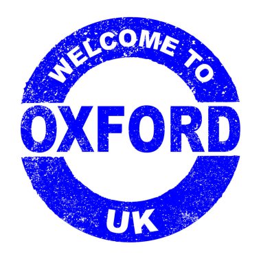 Rubber Ink Stamp Welcome To Oxford UK