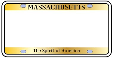 Boş Massachusetts Plakası
