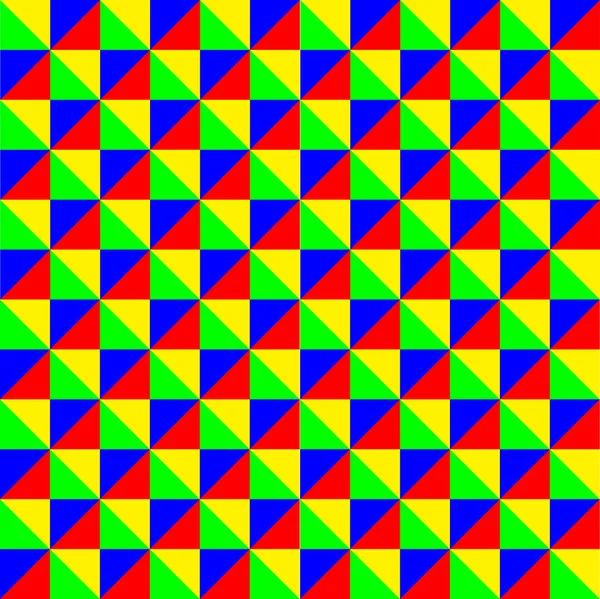 Ljus färg triangel mönster — Stock vektor