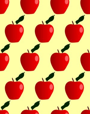 Kusursuz Kırmızı Elma Arkaplanı