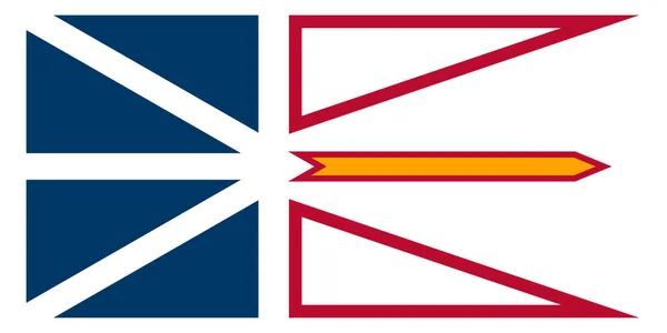 Vlajka Provincie Quebec Kanada Motivem Vlajkou Unie — Stockový vektor