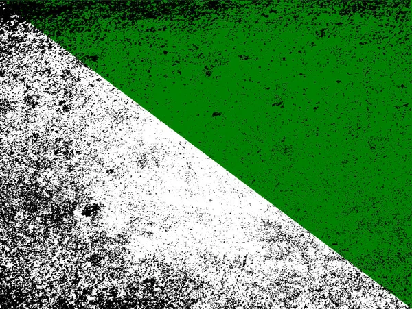 Drapeau Région Russe Sibérie Blanc Vert Avec Grunge — Image vectorielle