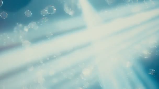 Lumière de mariage avec bulles. Contexte de la boucle 