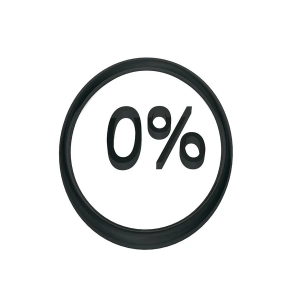 İzole edilmiş üç boyutlu çizimler. Siyah sembol beyaz arka planda daire çiziyor. Soyutlama.